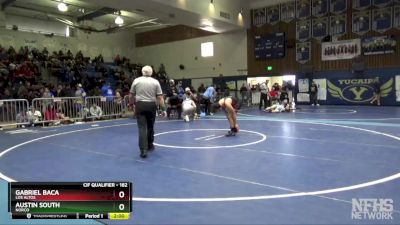 182 lbs Champ. Round 2 - Austin South, Norco vs Gabriel Baca, Los Altos