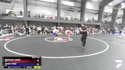 175 lbs Champ. Round 2 - Grayson James, WA vs Mario Page, OR