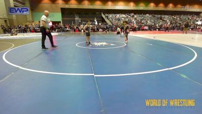 85 lbs Quarterfinal - Lorenzo Castro, Moses Lake Wrestling Club vs Abel Vigil, OKWA