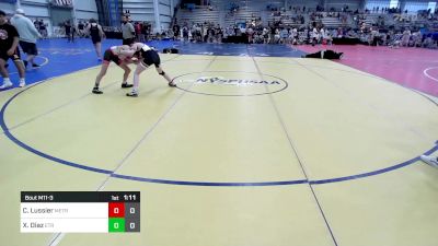 106 lbs Rr Rnd 3 - Charlie Lussier, MetroWest United Black vs Xavier Diaz, Escape The Rock