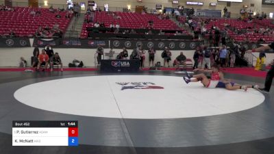 110 lbs Cons 8 #1 - Phoebe Gutierrez, Adams City Wrestling vs Kayla McNatt, Arizona Girls Wrestling