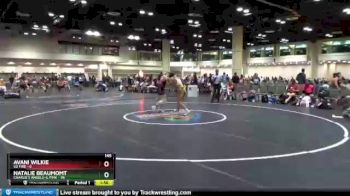 145 lbs Round 2 (10 Team) - Avani Wilkie, SD Fire vs Natalie Beaumomt, Charlie`s Angels-IL Pink
