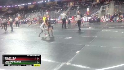 60-70 lbs Round 5 - Bailey Hile, Team Nebraska vs Line Nau Rarick, Team Utah