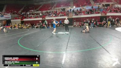 150 lbs Round 1 (16 Team) - Keegan Jones, Lubbock Cooper vs Nicholas Celli, Midlothian