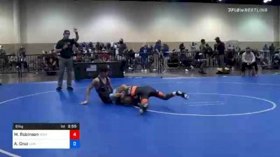 61 kg Prelims - Malcolm Robinson, Scarlet Knights Wrestling Club vs Anthony Cruz, Lion Wrestling Club