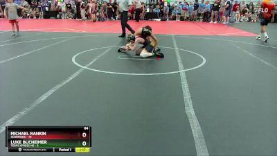 84 lbs Round 1 (10 Team) - Luke Bucheimer, Terps Xpress MS vs Michael Rankin, Scorpions