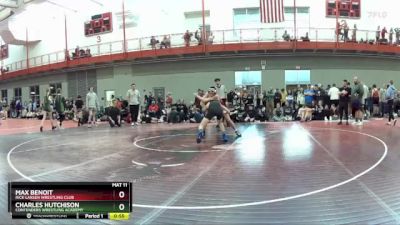 126 lbs Cons. Round 4 - Charles Hutchison, Contenders Wrestling Academy vs Max Benoit, Rick Larsen Wrestling Club