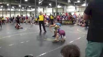 100 lbs Round 2 (6 Team) - Emma Bacon, Revival Evil Empire vs Mat Prine, Team Iowa Blue