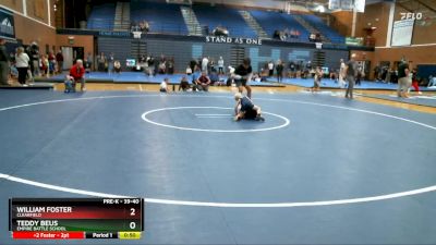 39-40 lbs Round 1 - William Foster, Clearfield vs Teddy Beus, Empire Battle School