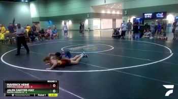 113 lbs Round 3 (6 Team) - Jalen Sawyer-May, Indiana Prospects vs Maverick Heine, Nebraska Hangin` Loose