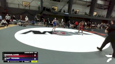 138 lbs Quarterfinal - Emanuel Cater, WA vs Wyatt Trogden, WA