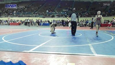 105 lbs Quarterfinal - Harley Miller, HURRICANE WRESTLING ACADEMY vs Hanley Heflin, Vinita Jr. High