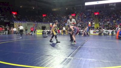 110 lbs Quarterfinal - Aiden Rafferty, Brookville vs Cole Organiscak, Bentworth