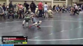 70 lbs Finals (2 Team) - Kellen Mitchell, Alabama Elite vs Hayden Splendore, Iowa Silver