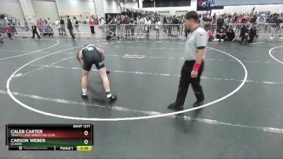 144 lbs Cons. Round 5 - Caleb Carter, Team St Louis Wrestling Club vs Carson Weber, Illinois