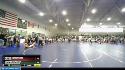 80 lbs Cons. Semi - Cooper Walker, Wyoming Underground vs Royce Hernandez, Westlake