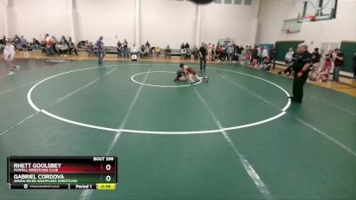 75 lbs 5th Place Match - Rhett Goolsbey, Powell Wrestling Club vs Gabriel Cordova, Green River Grapplers Wrestling