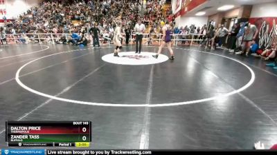 138 lbs Champ. Round 2 - Dalton Price, Thermopolis vs Zander Tass, Buffalo