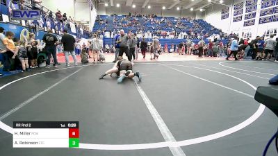 130 lbs Rr Rnd 2 - Hailey Miller, Ponca City Wildcat Wrestling vs Aspyn Robinson, Chandler Takedown Club