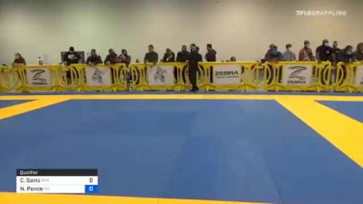 Corban Sainz vs Nicolas Ponce 2020 IBJJF Pan No-Gi Championship