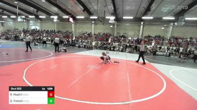 74 lbs Quarterfinal - Ricky Madril, Duran Elite vs Daxx French, Stout Wrestling Academy