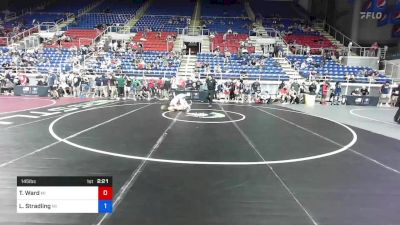 145 lbs Cons 64 #2 - Tee Ward, Michigan vs Louden Stradling, Michigan