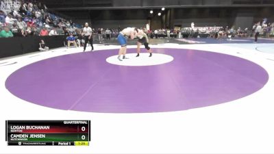 5A - 285 lbs Quarterfinal - Camden Jensen, Hutchinson vs Logan Buchanan, Newton