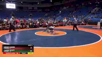 160 lbs Quarterfinals (8 Team) - Caden Scott, Harvard vs Aidan Linden, Sandwich