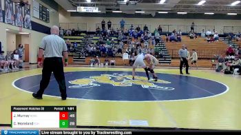 132 lbs Placement Matches (8 Team) - James Murray, Rockmart vs Cooper Moreland, Fannin County HS