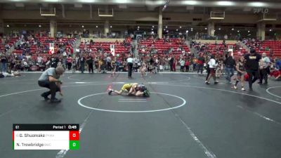 61 lbs 1st Place Match - Gabriel Shuemake, Poteau Youth Wrestling Academy vs Nolan Trowbridge, Bobcat Wrestling Club