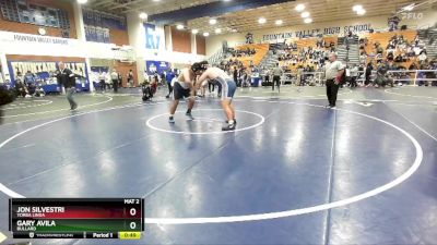 285 lbs Cons. Round 6 - Gary Avila, Bullard vs Jon Silvestri, Yorba Linda