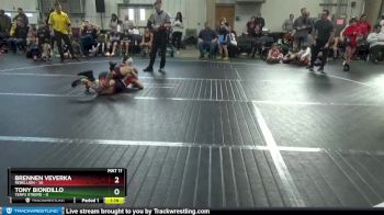 76 lbs Round 2 - Brennen Veverka, Rebellion vs Tony Biondillo, Terps Xtreme