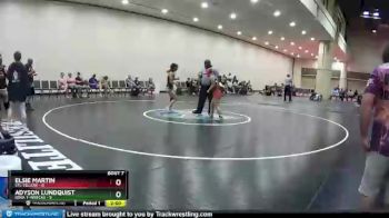 114 lbs Round 2 (10 Team) - Adyson Lundquist, Iowa T-Wrecks vs Elsie Martin, STL Yellow