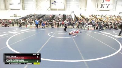 81 lbs Champ. Round 2 - Troy Dean, Gouverneur Wrestling Club vs Wyatt Cuppernell, Canandaigua Youth Wrestling Club