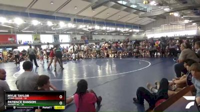 175 lbs Semis & 1st Wb (8 Team) - Patience Ransom, Mayhem WC vs Mylie Taylor, Storm Center