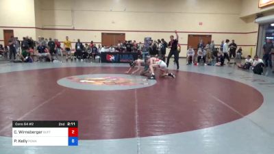 70 kg Cons 64 #2 - Cade Wirnsberger, Buffalo Valley Regional Training Center vs Paul Kelly, Poway High School Wrestling