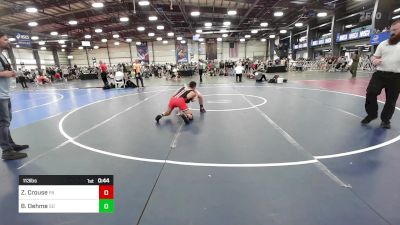 113 lbs Consi Of 4 - Zane Crouse, PA vs Brendon Oehme, SD