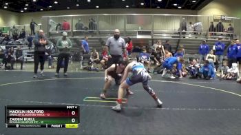 96 lbs Round 2 (6 Team) - Zaiden Buell, Michigan Grappler RTC vs Macklin Holford, American Gladiators-Havoc