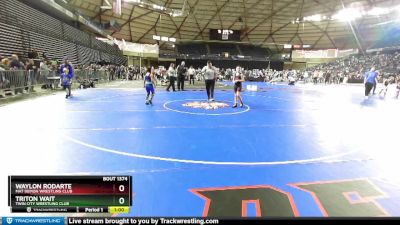 84 lbs Quarterfinal - Waylon Rodarte, Mat Demon Wrestling Club vs Triton Wait, Twin City Wrestling Club