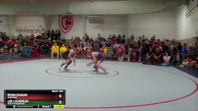 120 lbs Quarterfinal - Lir Loughlin, Rocky Mountain vs Ryan Dugan, Durango