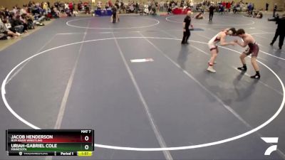 170 lbs Quarterfinal - Jacob Henderson, Rum River Wrestling vs Uriah-Gabriel Cole, Minnesota