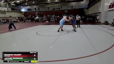 285 lbs Champ. Round 2 - Brandon Volkert, Western vs Antonio Rodriguez, Poston Butte