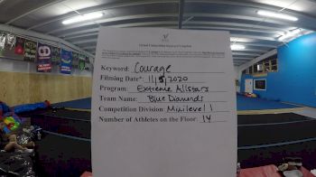 Extreme All Stars - Blue Diamonds [Level 1 L1 Mini - D2] Varsity All Star Virtual Competition Series: Event III