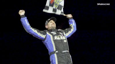 Matt Sheppard Reacts After Collecting Another $50,000 Check At Port Royal Speedway