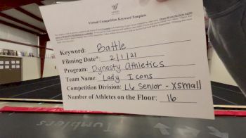 Dynasty Athletics - Lady Icons [L6 Senior - Xsmall] 2021 MG Extravaganza Virtual Nationals