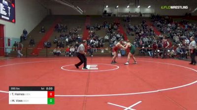 285 lbs Semifinal - Thomas Haines, Lock Haven University vs Matt Voss, George Mason University