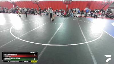 48-50 lbs Round 2 - Grayson Griffin, Wisconsin vs Hudson Lehr, Wisconsin