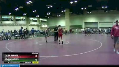 106 lbs Placement (16 Team) - Tyler Barnes, Foxfire Wrestling Red vs Devon Barnes, S.E.O. Red