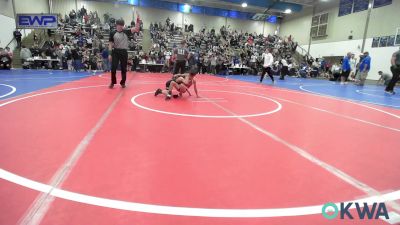 49 lbs Round Of 16 - Aysa Al-Qahtani, Wyandotte Youth Wrestling vs Luca Huntington, Battlefield Wrestling Club