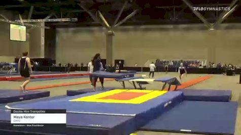 Maya Kantor - Double Mini Trampoline, CAVU - 2021 USA Gymnastics Championships